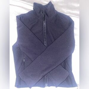 Kyodan Black Solstice Sporty Ribbed Zip-Up